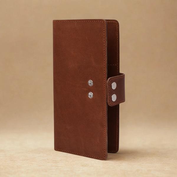 The Brown Nomad Long Leather Wallet