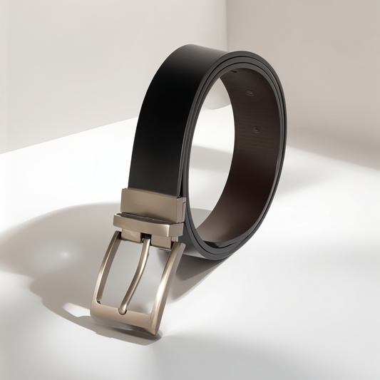 Versa Dual-Tone Reversible Leather Belt