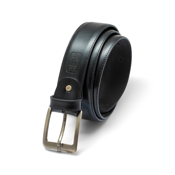 Classic Black Genuine Leather Belt