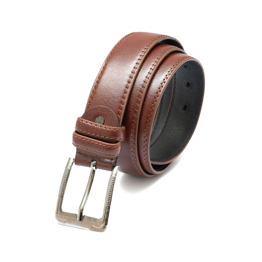 Classic Chestnut Brown Leather Belt