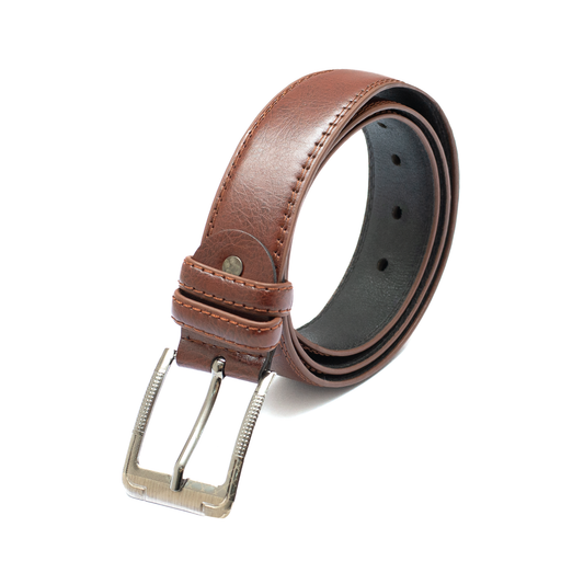 Classic Chestnut Brown Leather Belt