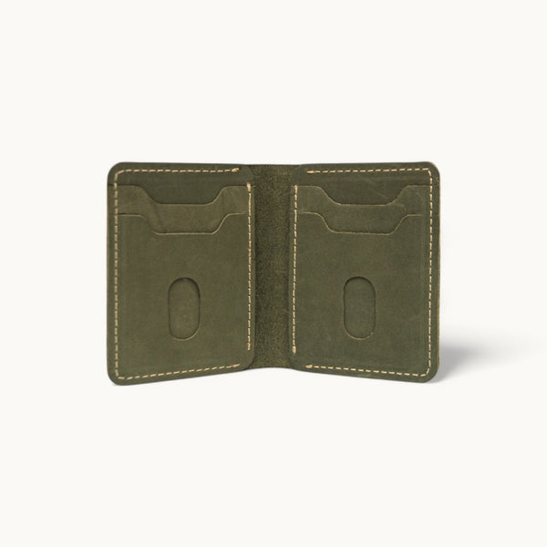 Vintage Green Card Holder